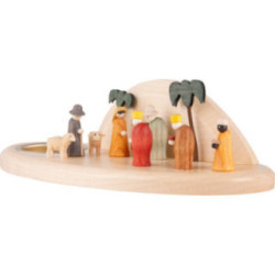 Kerzenhalter Krippe Felsengrotte - 6 cm