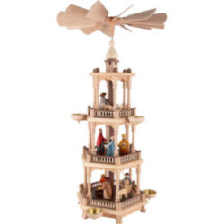3-Tier Pyramid - Christmas - 65 cm / 25.6 inch