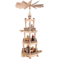 3-Tier Pyramid - Christmas - 65 cm / 25.6 inch
