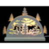 Mini Lightarch - Forest Scene - 23x15x4,5 cm / 9x6x2 inch