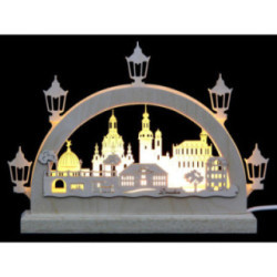 Mini-Schwibbogen Dresden - 23x15x4,5 cm