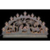 3D Double Arch - Nativity Motif - 72x40x5,5 cm / 28x16x2 inch