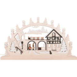 3D Double Arch - Rail - 62x37x5,5 cm / 24x14x2 inch