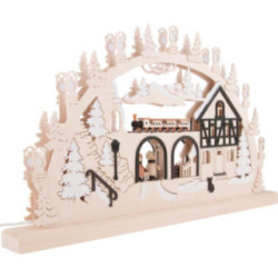 3D Double Arch - Rail - 62x37x5,5 cm / 24x14x2 inch