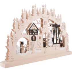 3D Double Arch - Pyramid Singers - 62x37x5,5 cm / 24x14x2 inch