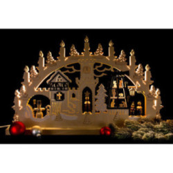 3D Double Arch - Pyramid Singers - 62x37x5,5 cm / 24x14x2 inch