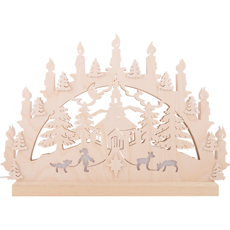 3D Double Arch - Seiffen Church - 42x30x4,5 cm / 16x12x2 inch
