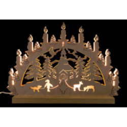 3D Double Arch - Seiffen Church - 42x30x4,5 cm / 16x12x2 inch