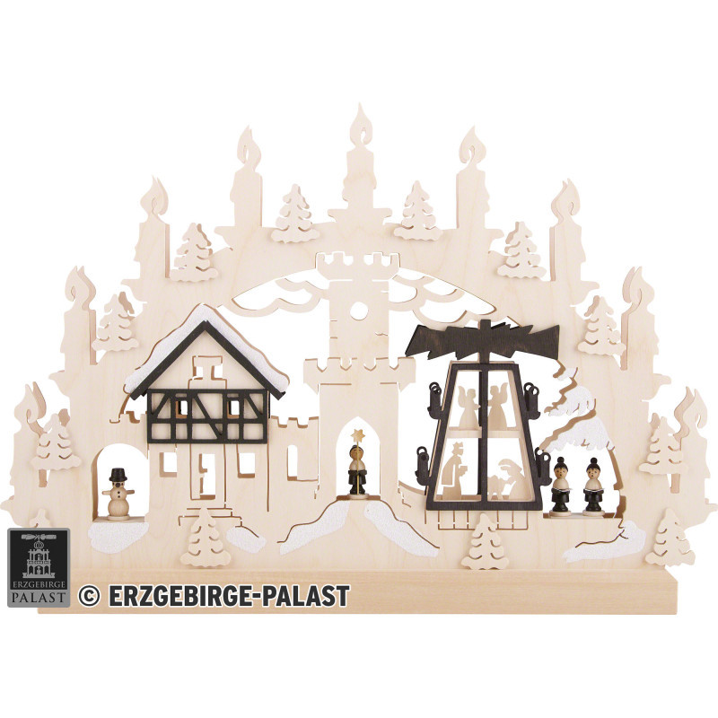 3D Double Arch - Pyramid Singers - 42x30x4,5 cm / 16x12x2 inch