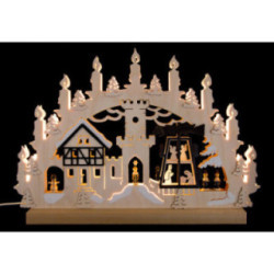 3D Double Arch - Pyramid Singers - 42x30x4,5 cm / 16x12x2 inch