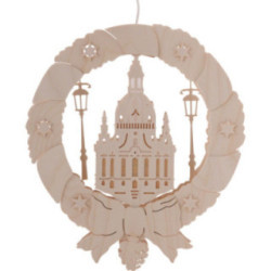 Fensterbild Frauenkirche - Durchmesser 31,5 cm