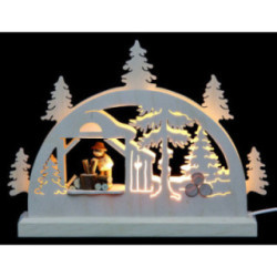 Candle Arch - Lumberjack - 23x15x4,5 cm / 9x6x2 inch