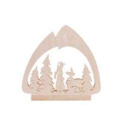 Schwibbogen Leuchter Jäger - 30x28,5x4,5 cm