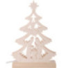 Lichterspitze Mini-Baum Krippenszene - 23,5x15,5x4,5 cm