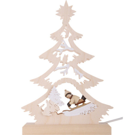 Light Triangle - Bobsleigh Rider - 23.5x15.5x4.5 cm / 9.06x5.91x1.57 inch