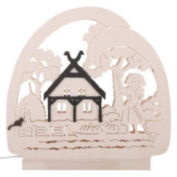 Candle Arch - Spreewald - 30x28.5x4.5 cm / 11.81x11.02x1.57 inch