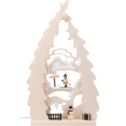 Light Triangle - Tree Cross Country Ski - 43x25x4,5 cm / 17x10x1.7 inch