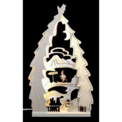 Light Triangle - Tree Cross Country Ski - 43x25x4,5 cm / 17x10x1.7 inch