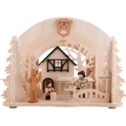 Raumleuchte als Diorama Werkstatt - 26x19 cm