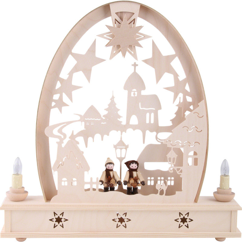 Seidel Arch Winter Village - 36x34 cm / 14x13 inch