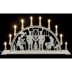 Candle Arch - Miner with Coat of Arms - 78x42 cm / 31x17 inch