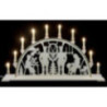 Candle Arch - Miner with Coat of Arms - 78x42 cm / 31x17 inch