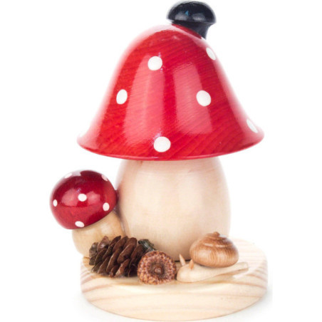 Räucherpilz Fliegenpilz Glockenform - 12 cm