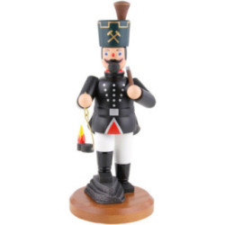 Räuchermännchen Bergmann mit Lampe und Hacke - 22 cm