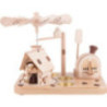 1-stöckige Räucherpyramide Hänsel und Gretel - 18 cm