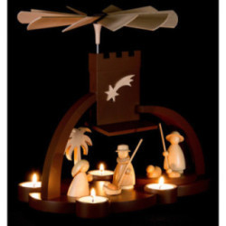 1-Tier Pyramid - Nativity - 29 cm / 11.4 inch