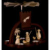 1-Tier Pyramid - Nativity - 29 cm / 11.4 inch