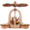 1-Tier Easter Pyramid with Bunnies 18 cm / 7.1 inch