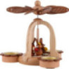1-Tier Easter Pyramid with Bunnies 18 cm / 7.1 inch