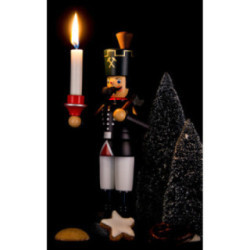 Smoker - Miner with Light and Pick - 22 cm / 8.7 inch