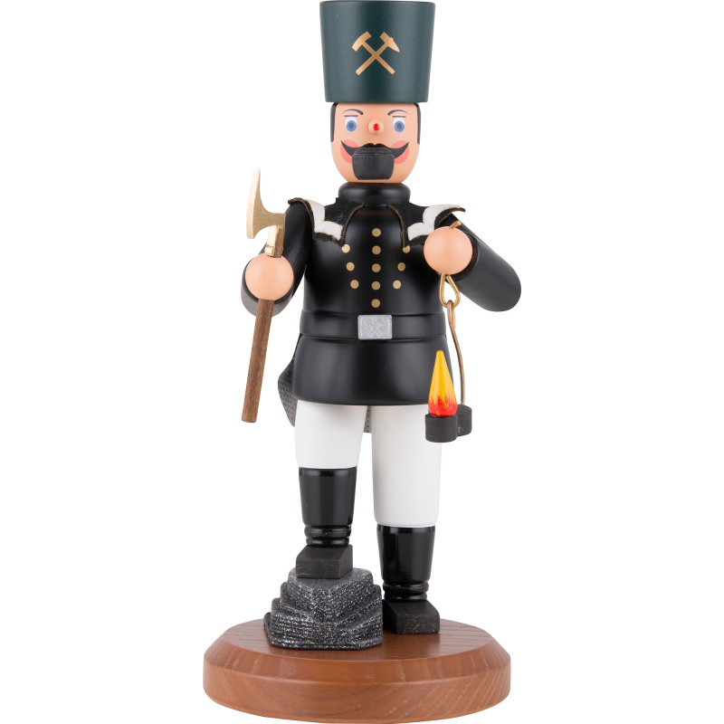 Smoker -Saxon Miner in Dress Uniform with Cocked Leg - 22 cm / 8.7 inch