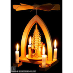 1-stöckige Pyramide Christi Geburt - 25 cm