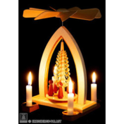 1-Tier Pyramid - Carolers - 25 cm / 10 inch