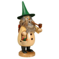 Räuchermännchen Kräuterwichtel natur - 19 cm