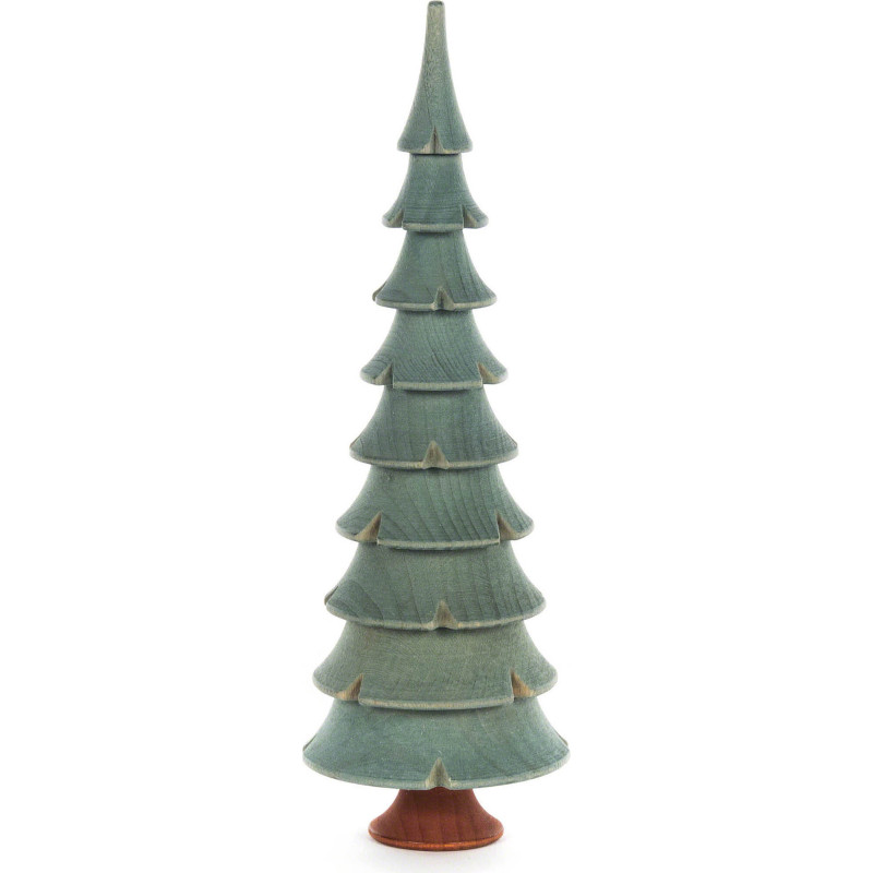 Massivholzbaum grün - 17,5 cm