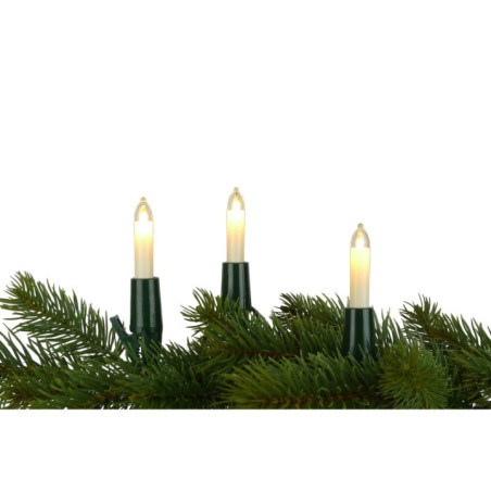 NARVA Lichterkette mit 20 Kleinschaftkerzen - LED