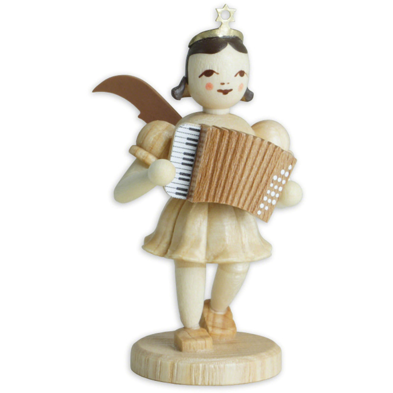 Angel Short Skirt with Accordion - Natural - 6,6 cm / 2.6 inch