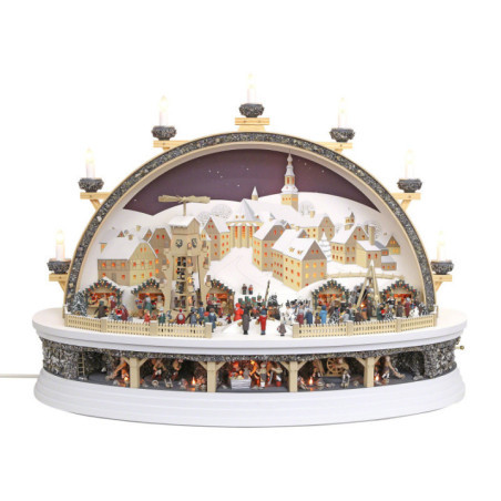 Candle Arch - Silver Schneeberg - Limited Edition - 74x58x34 cm / 29.1x22.8x13.4 inch