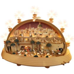 Candle Arch - Nativity Scene in Bethlehem - Limited Edition - 74x28x58 cm / 29x11x23 inch
