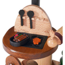 Smoker - Gnome at Stove - 26 cm / 10.2 inch