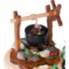 Smoker - Gnome at Goulash-Cooker - 26 cm / 10.2 inch