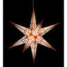 Hartensteiner Weihnachtsstern für Innen - weiß mit kupfer - 68 cm