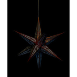 Hartensteiner Weihnachtsstern für Innen - weiß mit kupfer - 68 cm