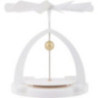 1-Tier Pyramid without Figurines, White - 23 cm / 9.1 inch