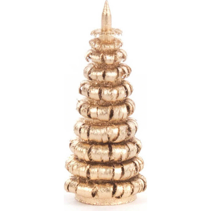 Coiled Tree without Trunk - Golden - 4 cm / 1.6 inch
