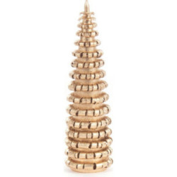 Coiled Tree without Trunk - Golden - 8 cm / 3.1 inch